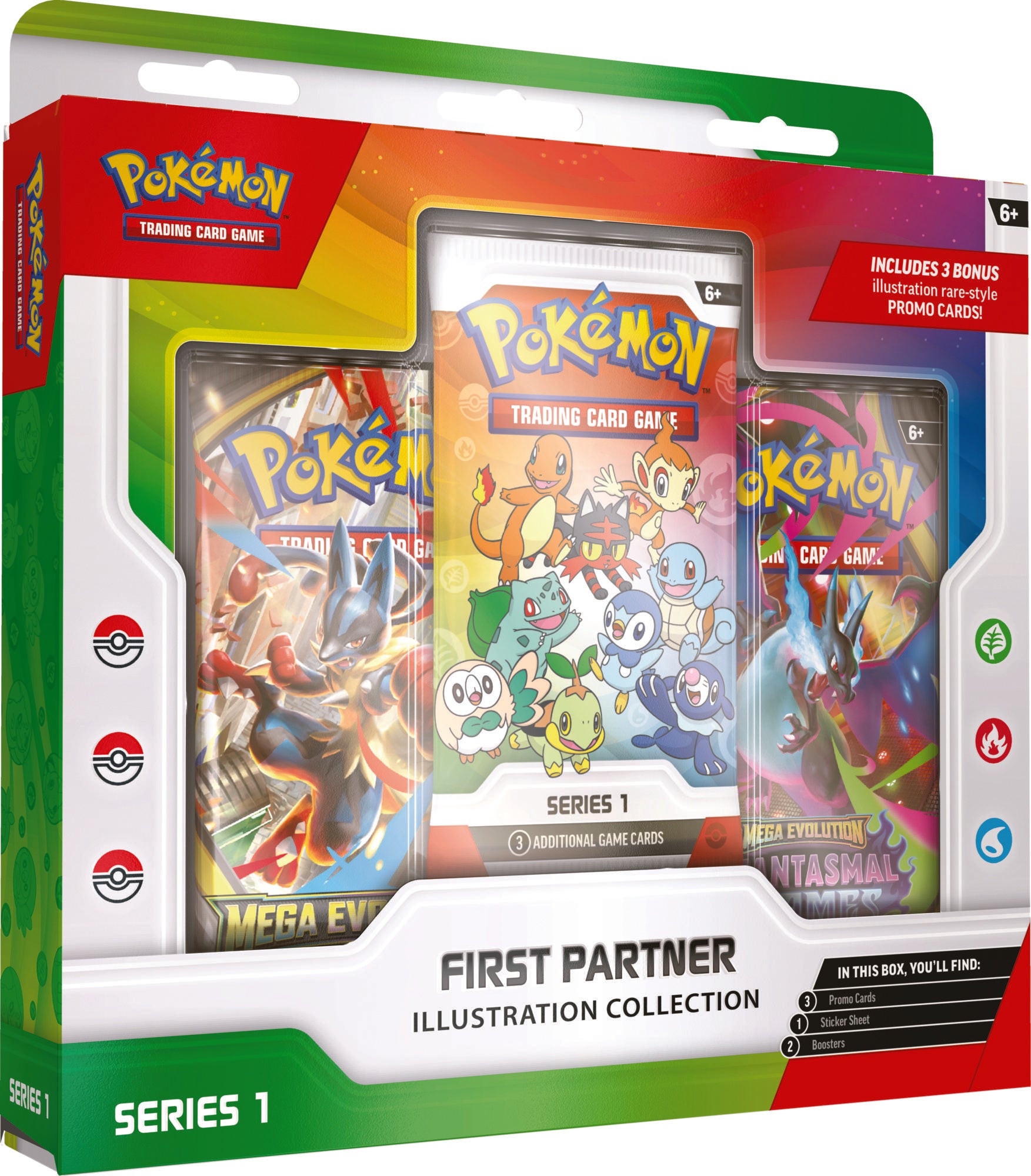 Pokémon First Partner (Series 1) – Illustration Collection – The Pokémon Company