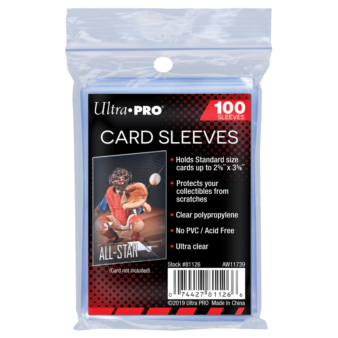 Ultra PRO Card Sleeves Soft (100 stuks)