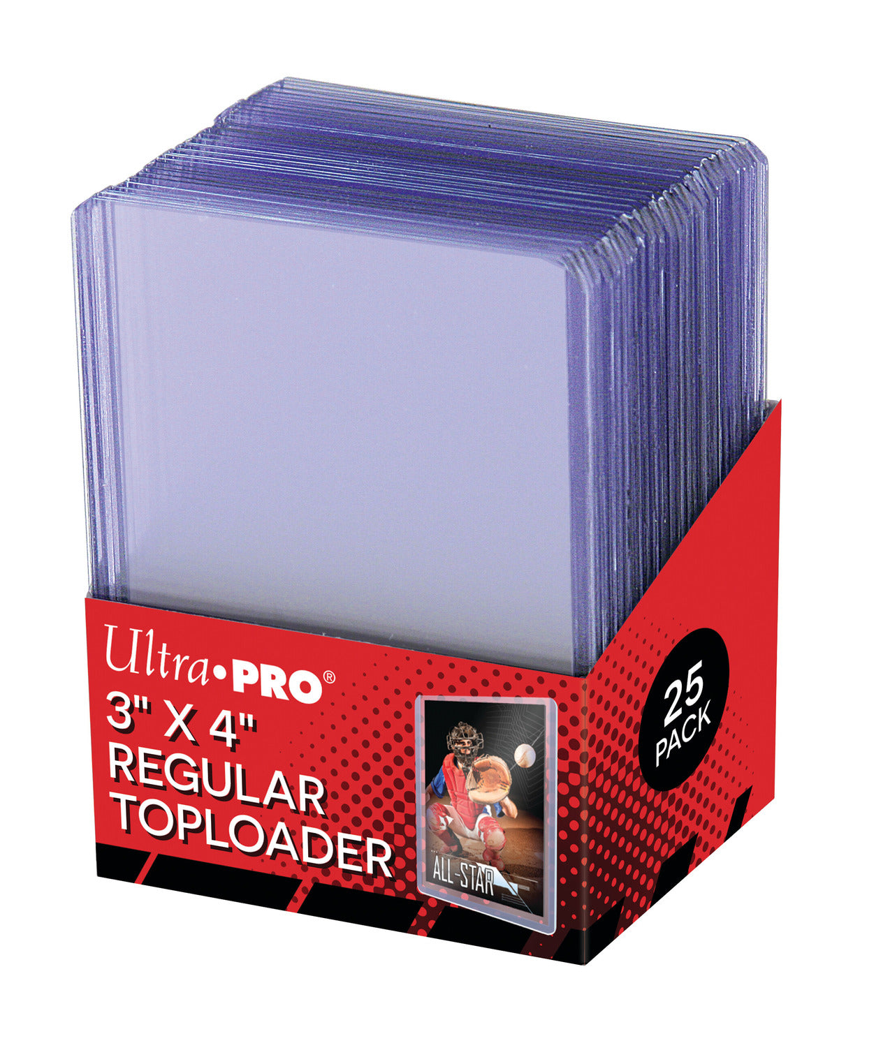 Ultra PRO Toploader 3" x 4" Regular “Super Clear” (25 stuks)